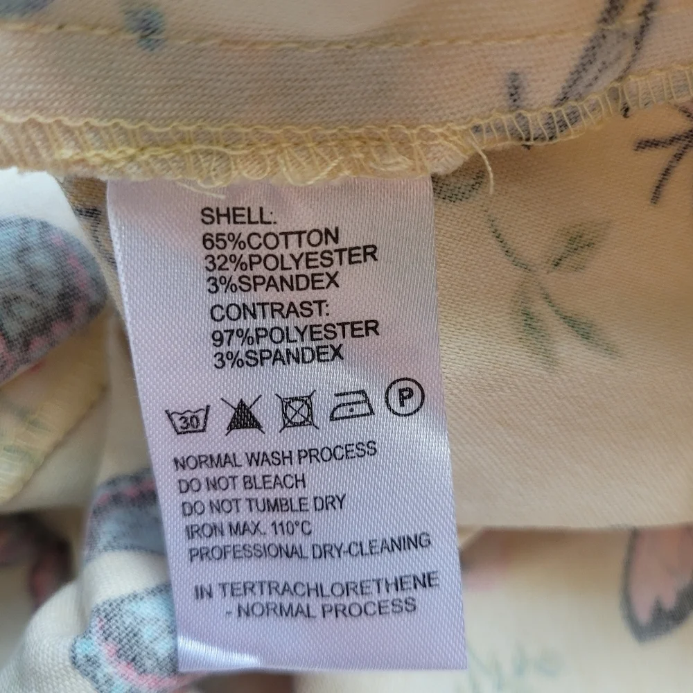 Tatyana Butterfly Print Circle Swing Skirt, VGUC, Size 3X